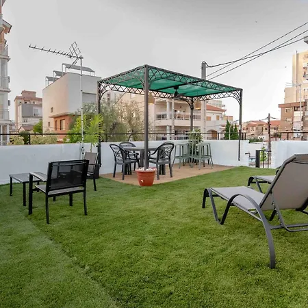 Lägenhet Chalet Con Vistas Al Mar Piscina Y Azotea De Ensueno Playa de Gandia
