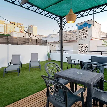 Chalet Con Vistas Al Mar Piscina Y Azotea De Ensueno Lägenhet